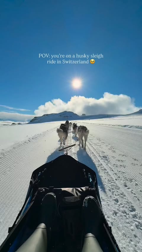 Instagram post by @travelwithsevi for Switzerland Tourism. Caption reads: Rich because I’ve seen this with my own eyes 🥹🤍....