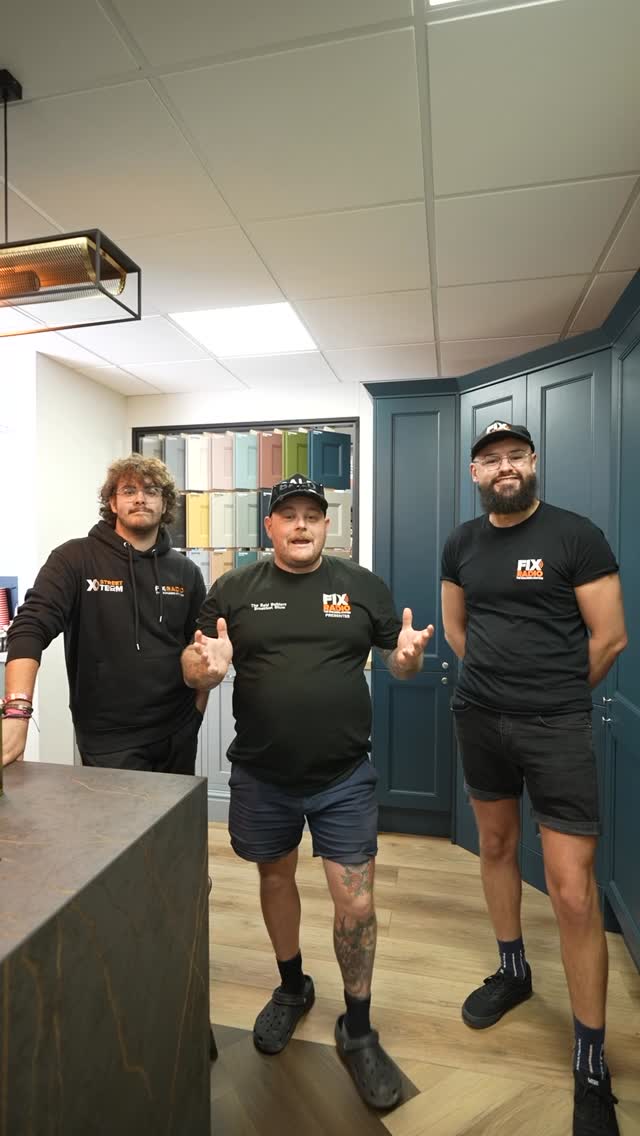 Instagram post by @thebaldbuilders for Howdens. Caption reads: We tested the @fixradiostreetteam industry....