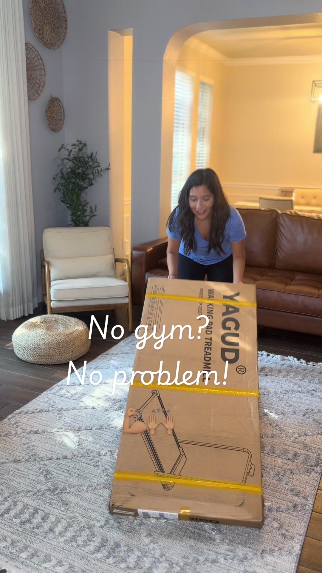 TikTok post by @hey_luzma for Yagudfitness. Caption reads: If you're looking for an easy way to stay active....