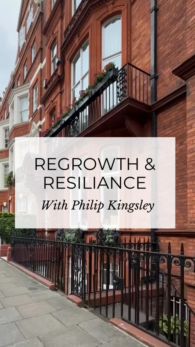 Instagram post by @ladywilloughby for Philip Kingsley. Caption reads: My hair journey continues with @philip_kingsley .....