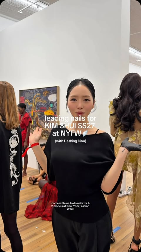 Instagram post by @krystalohh for Dashing Diva. Caption reads: [...] you to @kimshui @kimshuistudio and....