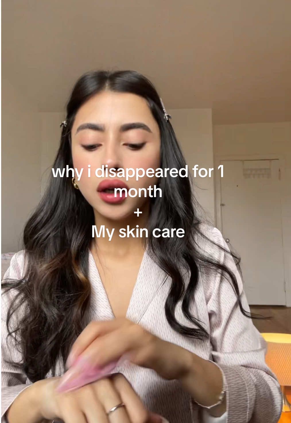 TikTok post by @sirinecheriff for Avène. Caption reads: Twahachtkom 😔😩😭💕 Skin care routine :@Eau....