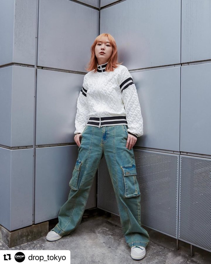 Instagram post by @kanako.tktk for Droptokyo. Caption reads: 🤍
#Repost @drop_tokyo with....