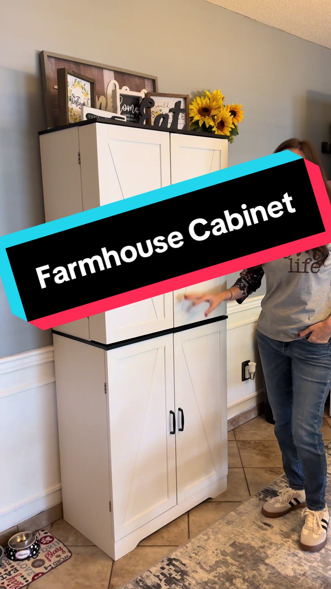 TikTok post by @steph_and_joey for Walsunny. Caption reads: [...] extra storage, or whatever you want,!....