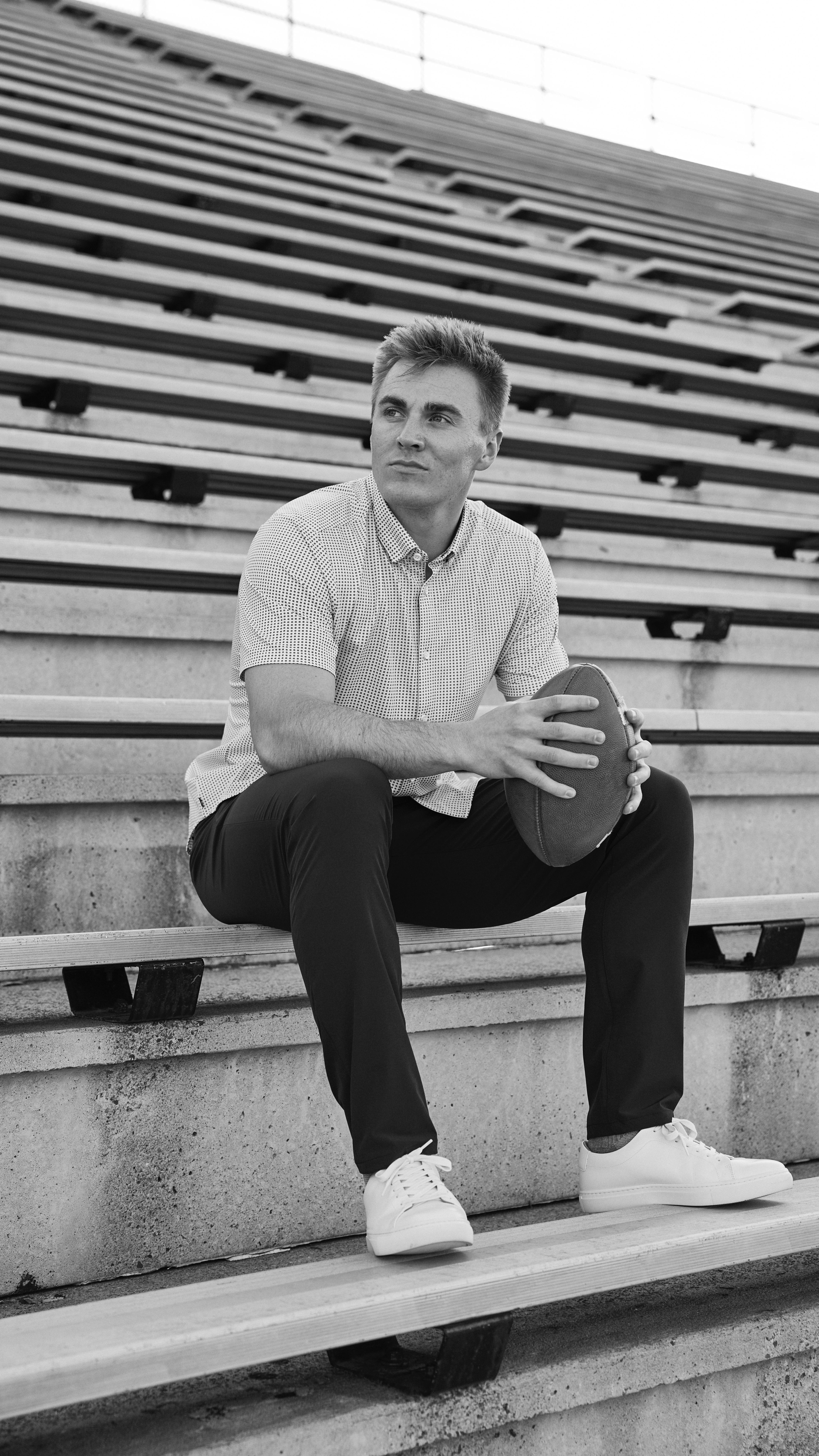 Instagram post by @bonix10 for Mizzen+Main. Caption reads: Getting better at the game of football and better....