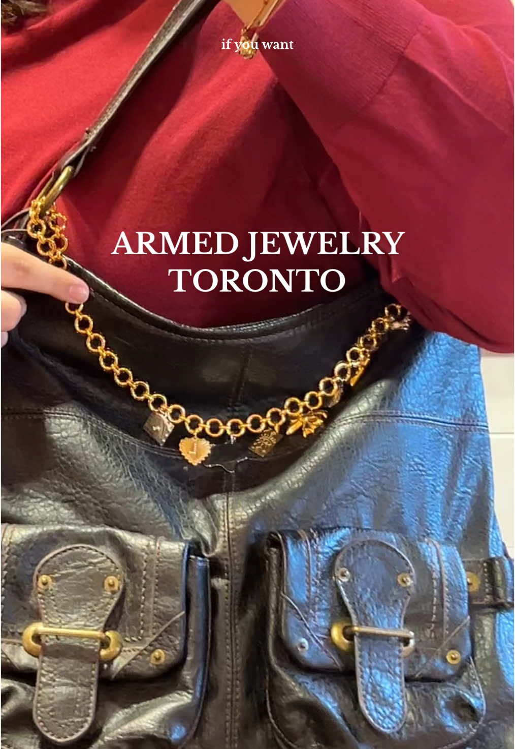 TikTok post by @lara.bhatia for upandarmed. Caption reads: [...] stopped staring at it since i got it!....