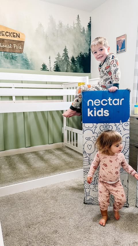 Instagram post by @lifewiththewilsonfam for Nectar Sleep. Caption reads: [...] was a project… but choosing another....