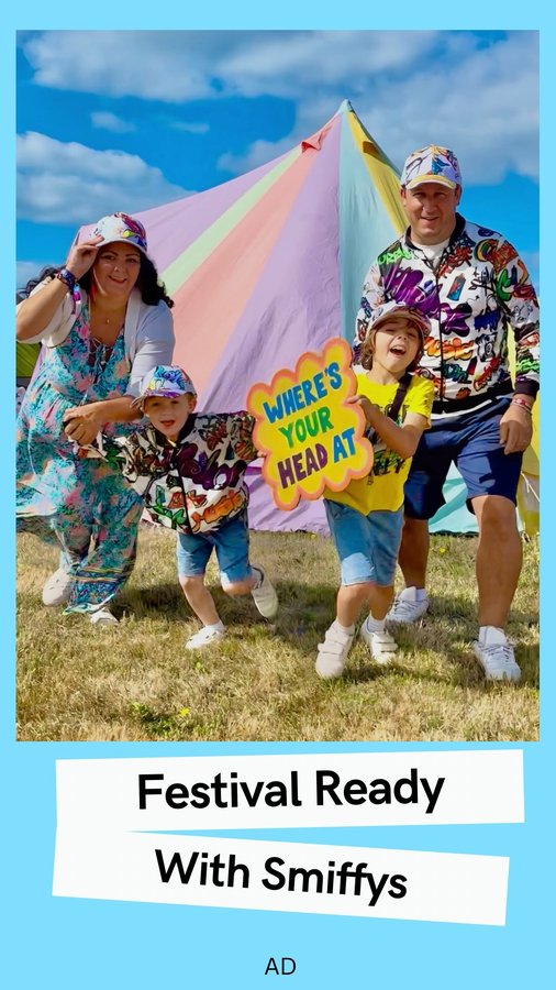 Instagram post by @our.daycation.life for Smiffys. Caption reads: [...] to wear to a festival? Here’s a bit of....