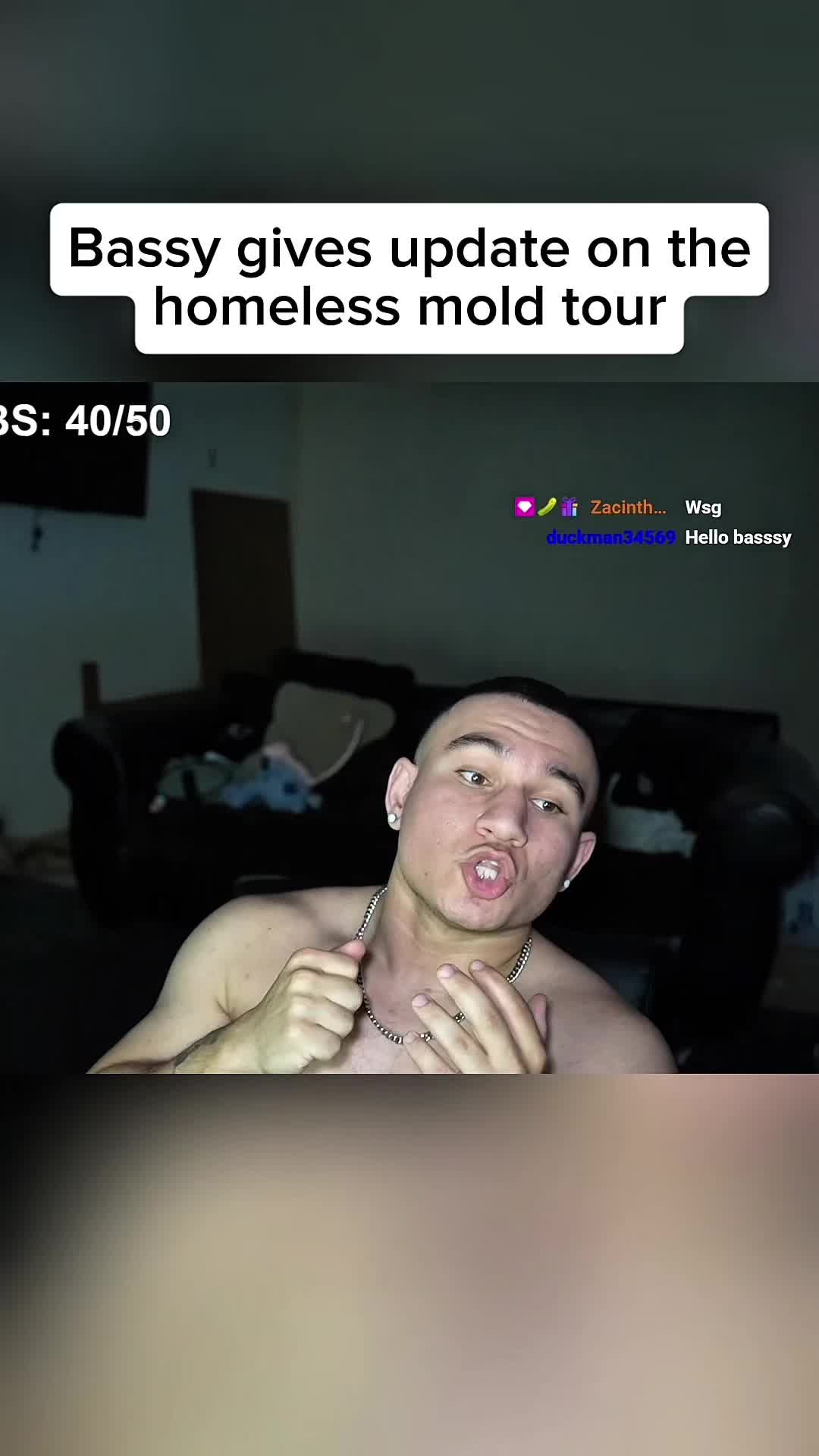 TikTok post by @unclebassy for Gorilla Mind. Caption reads: Shoutout @Gorilla Mind use code “Bassy” 🫡.