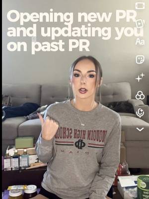 TikTok post by @kayleestanhouse0 for Lilly Lashes. Caption reads: @LYS Beauty @FLRT Energy @Lilly Lashes @Truly....