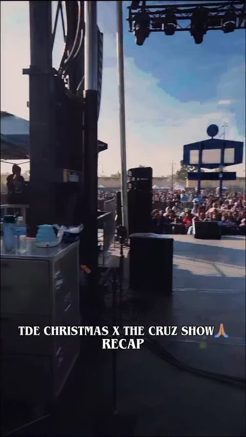 Instagram post by @jcruzshow for iHeartRadio. Caption reads: YESTERDAY WAS A MOVIE FOR @thecruzshow &....