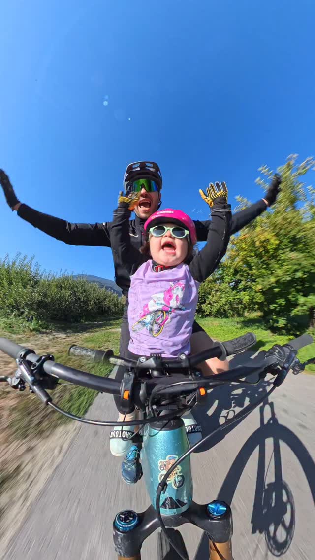 Instagram post by @yo_obrist for Kids Ride Shotgun. Caption reads: ❗️SOUND ON ❗️ @kidsrideshotgun @insta360....