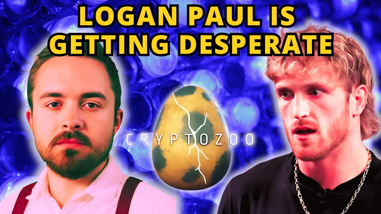 YouTube post by @madcatster for Earth Breeze. Caption reads: Logan Paul is Getting Desperate in Coffeezilla....
