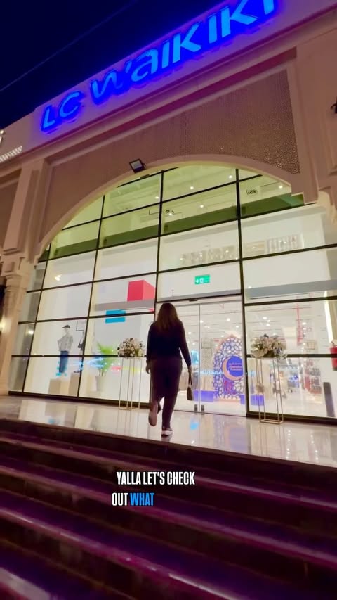 Instagram post by @pearlayayay for LC Waikiki. Caption reads: [...] Feb 7. #fashion #lifestyle #qatar #lcwaikiki....