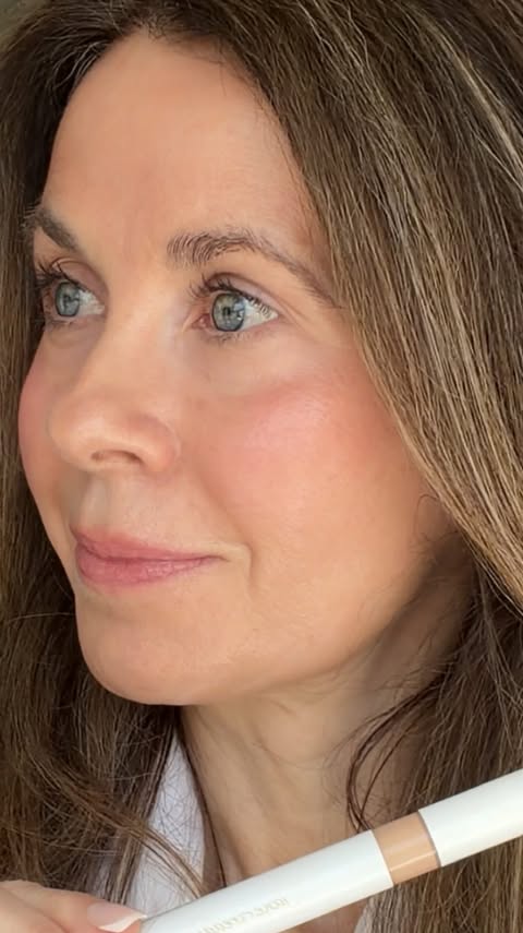 Instagram post by @bevin_harrington for jane iredale. Caption reads: [...] Skintuition Under Eye Concealer by....