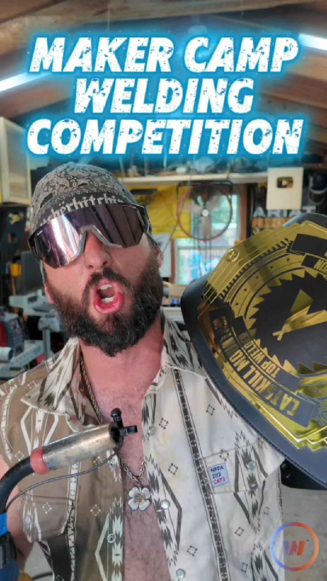 Instagram post by @themakercamp for Lincoln Electric. Caption reads: Attention Makers and Makettes headed to Maker Camp....