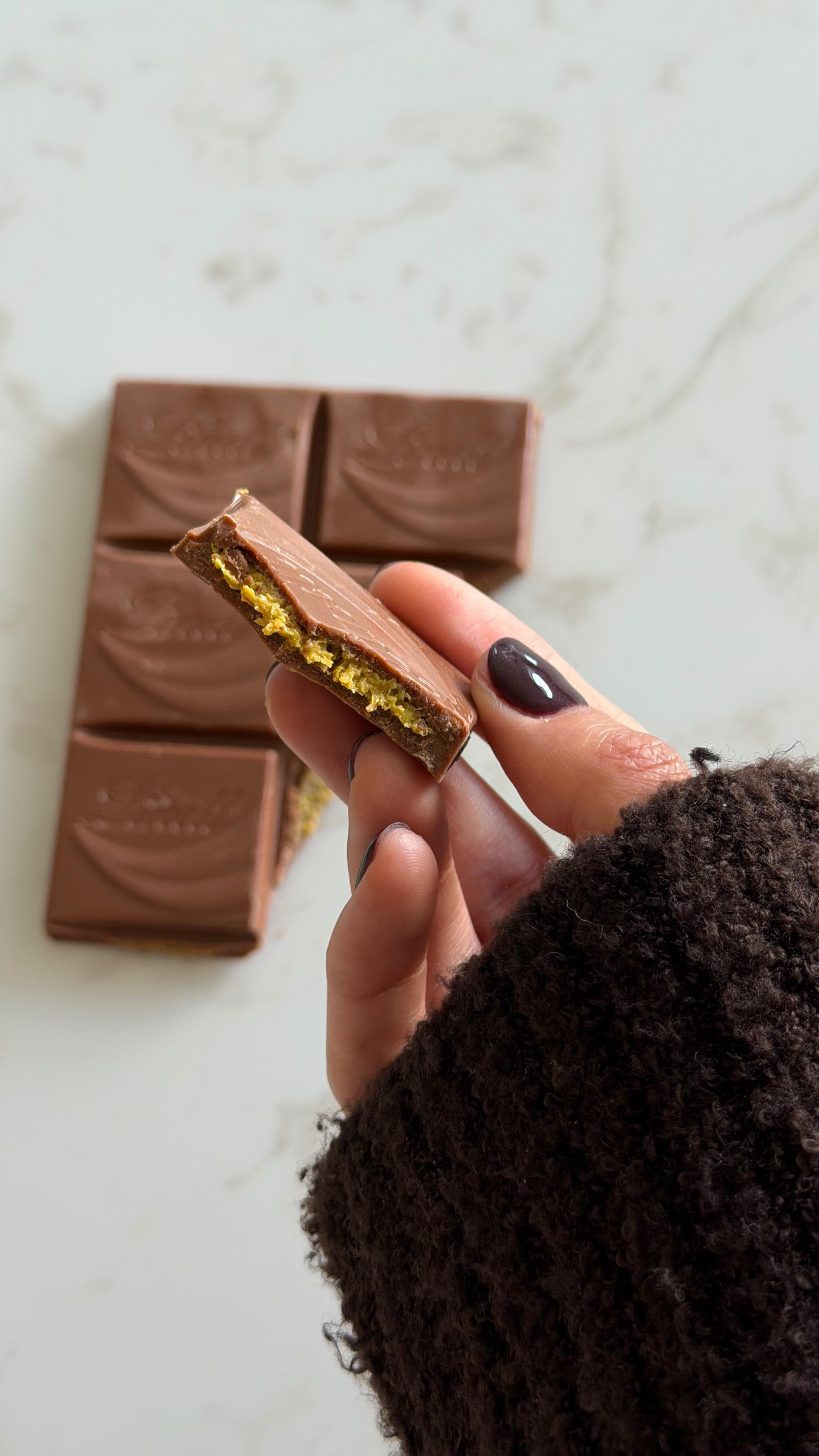 Instagram post by @lidiavmera for Lindt. Caption reads: this was way too much fun 🤭 which one is your....