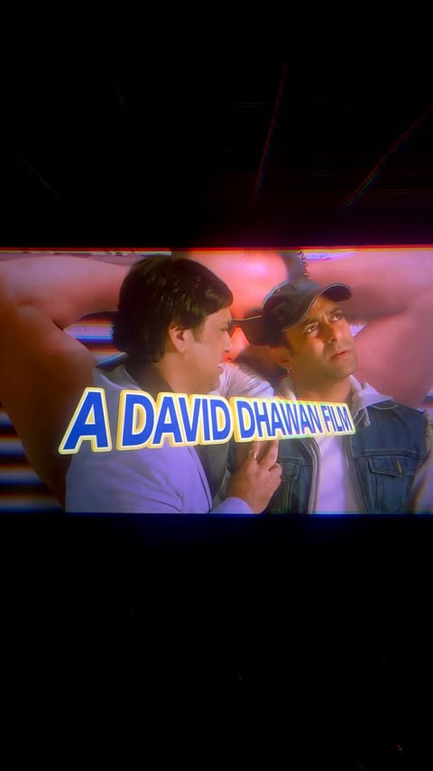 Instagram post by @rajpandit17 for PVR Cinemas. Caption reads: certified DAVID DHAWAN paglu for life 🎥❤️🎞️....