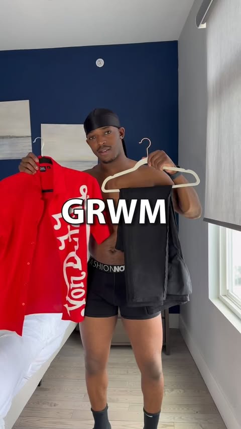 Instagram post by @king.qua__ for Alexander McQueen. Caption reads: Who else going to that C. Breezy Concert? 
GRWM....