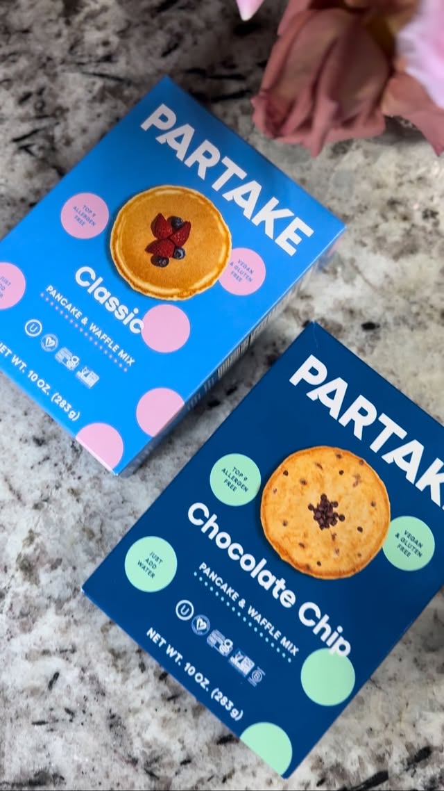 Instagram post by @foodiestoforkwith for Partake Foods. Caption reads: [...] in my bio to find a store near you!....