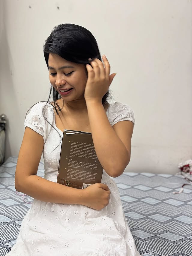 Instagram post by @_aninditaa.phukan_ for Westside Stores. Caption reads: [...] #potd #ootd . . . . Dress from:~....