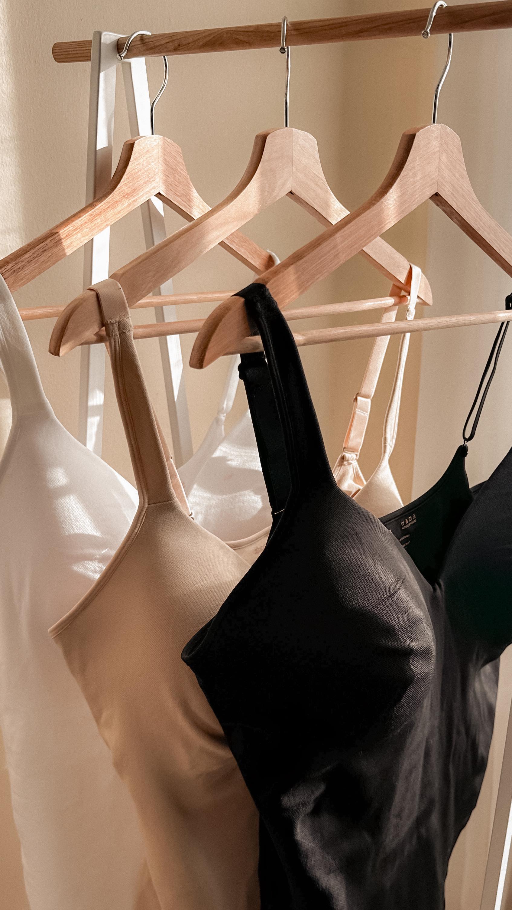 Instagram post by @kate_romanoff for Shapermint. Caption reads: Three colors, one favorite? Honestly, I love them....