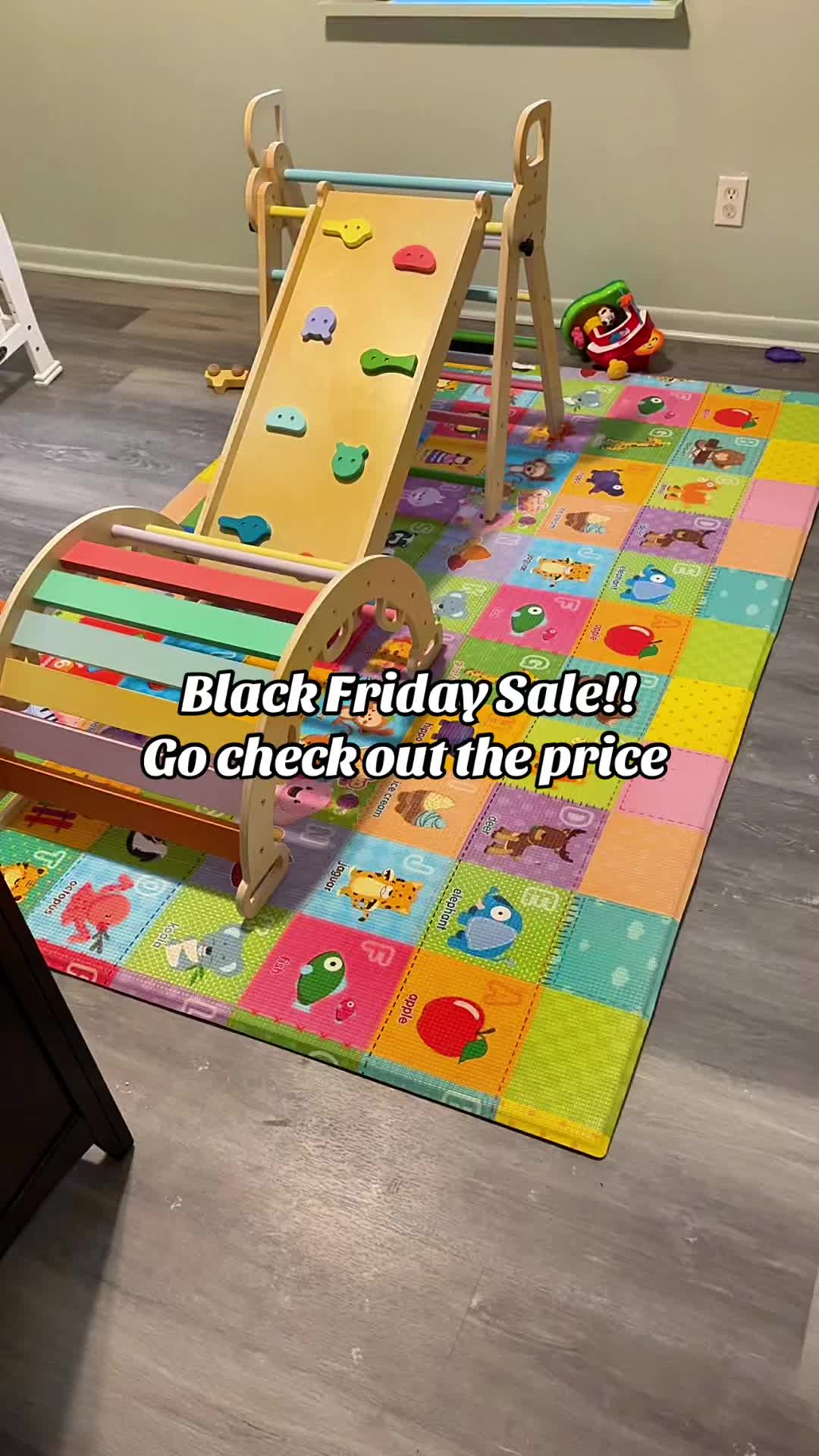 TikTok post by @emily.knows4 for Talgic. Caption reads: A better alternative than screen time. This indoor....