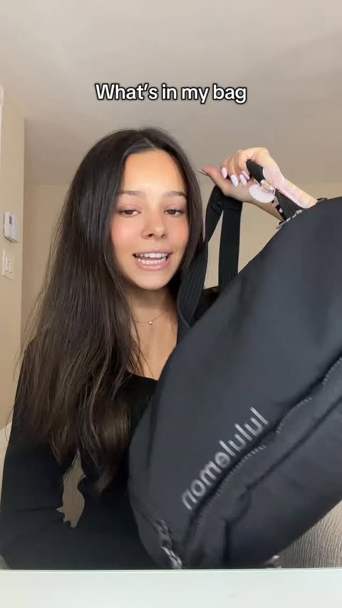 Instagram post by @mayanagyy for Clarins. Caption reads: [...] in my bag gym girl edition 🤭 My fave....