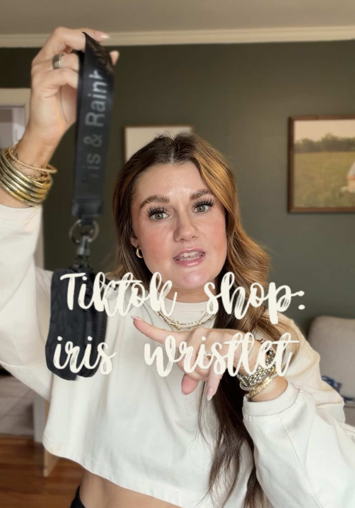 TikTok post by @blairfry9 for Iris And Rainbow. Caption reads: The perfect little gift idea! 🖤 @Rainbow Boutique....