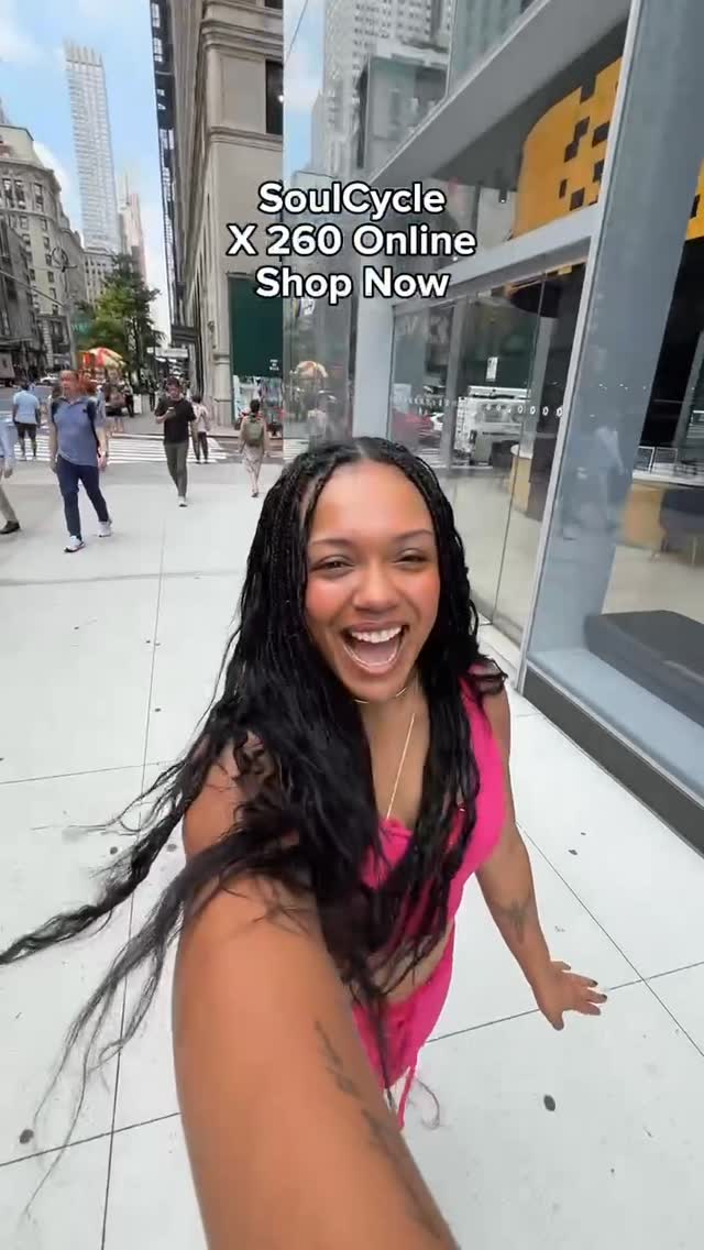 Instagram post by @kultkaye for SoulCycle. Caption reads: Is it clocking to you that @soulcycle is FINALLY....