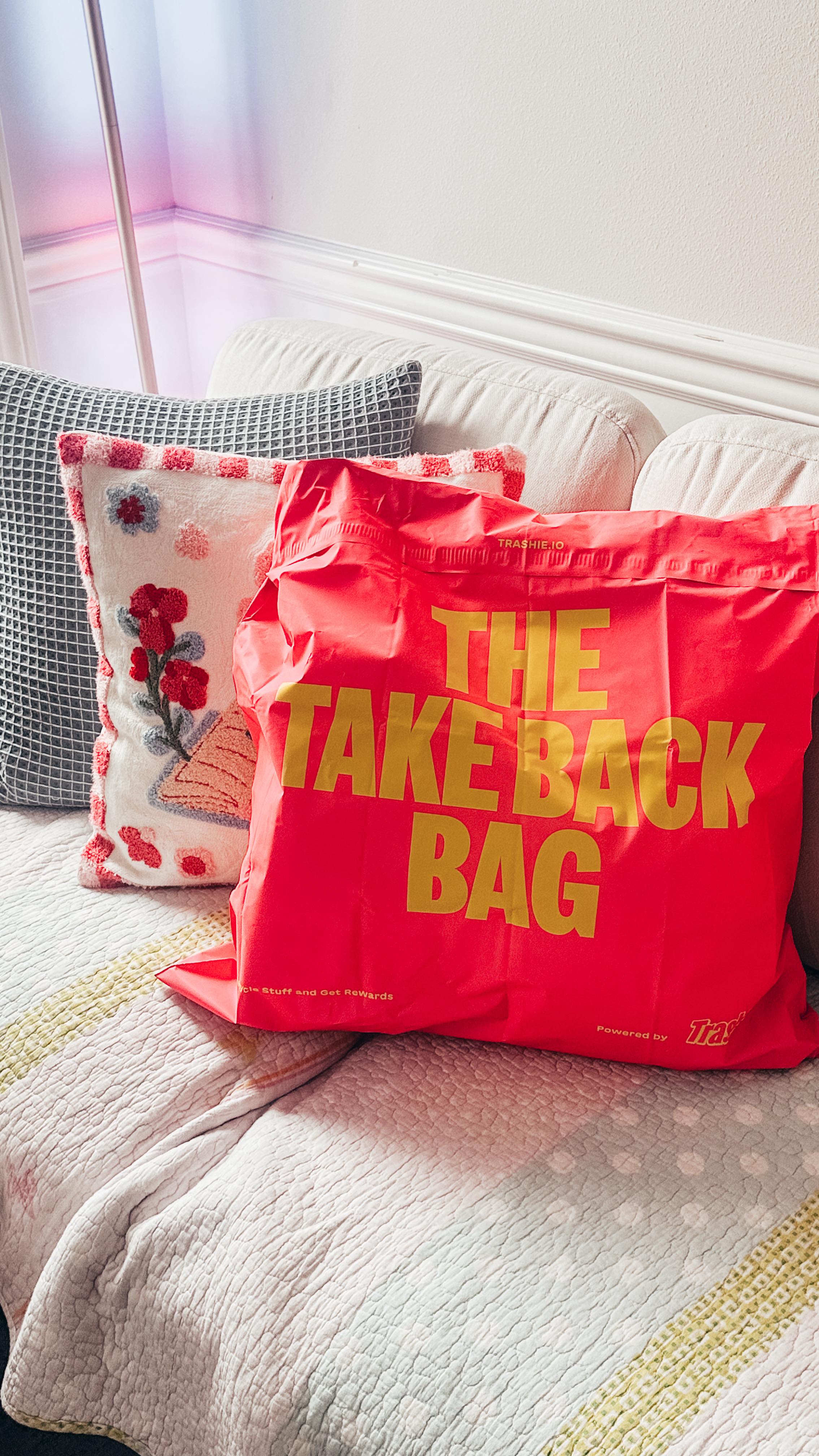 Instagram post by @ashleyjtodd for Trashie. Caption reads: Did you know there’s an easy way to get rid of....