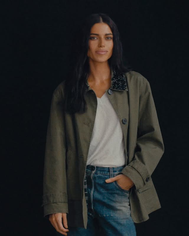 Instagram post by @alexghantous for J.Crew. Caption reads: AMERICAN ICONS, in Americas jacket. @JCREW The....