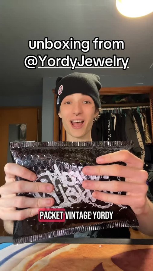 Instagram post by @clovyer for YORDY. Caption reads: thank u all and thank u @vintageyordy ❤️❤️#promo.