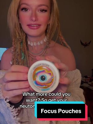TikTok post by @dreabbluv for Neutonic. Caption reads: @Neutonic @NEUTONIC USA Okay, these Focus Pouches....