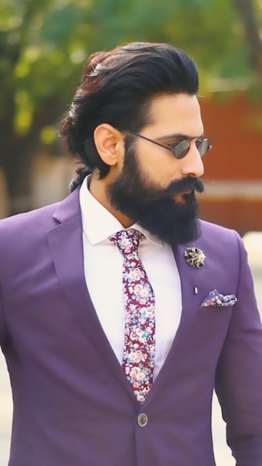 Instagram post by @ranawat.official for Power Gummies. Caption reads: #Ad Unleash the best Hair & Beard look in you!....