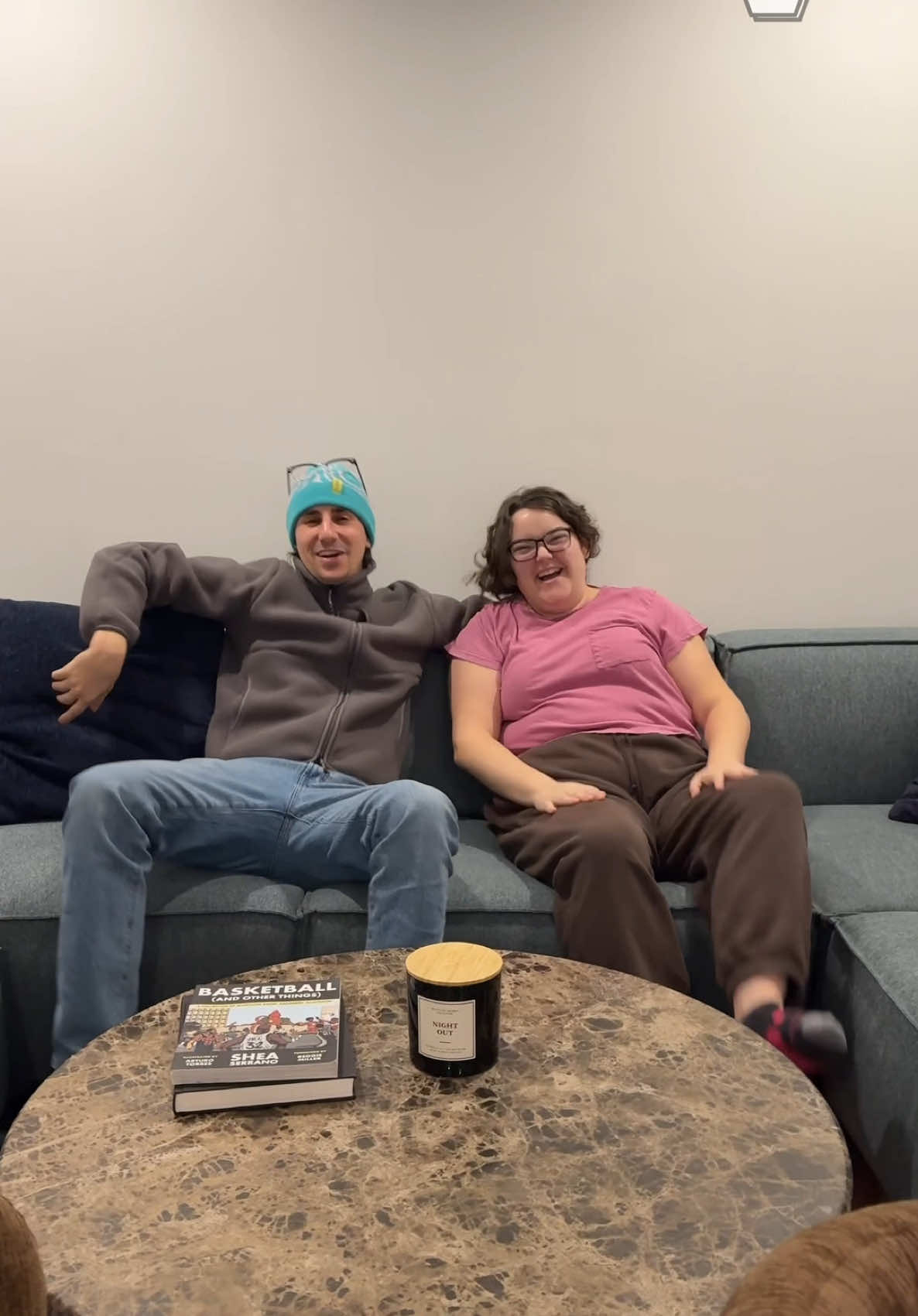 TikTok post by @formerteenheartthrob for Castlery. Caption reads: Inside the Apartment of Two Digital Icons  Welcome....