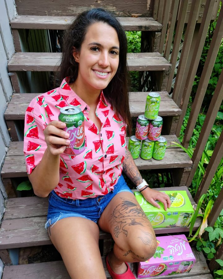 Instagram post by @wholeeeta for Drink Nixie. Caption reads: 🍉🍉GIVEAWAY CLOSED🍉🍉

 
Nixie Sparkling Water....