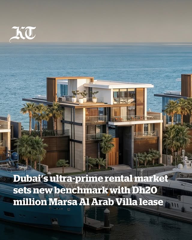 Instagram post by @sabeehaxbham for Khaleej Times. Caption reads: [...] #WealthManagement #EliteLiving....