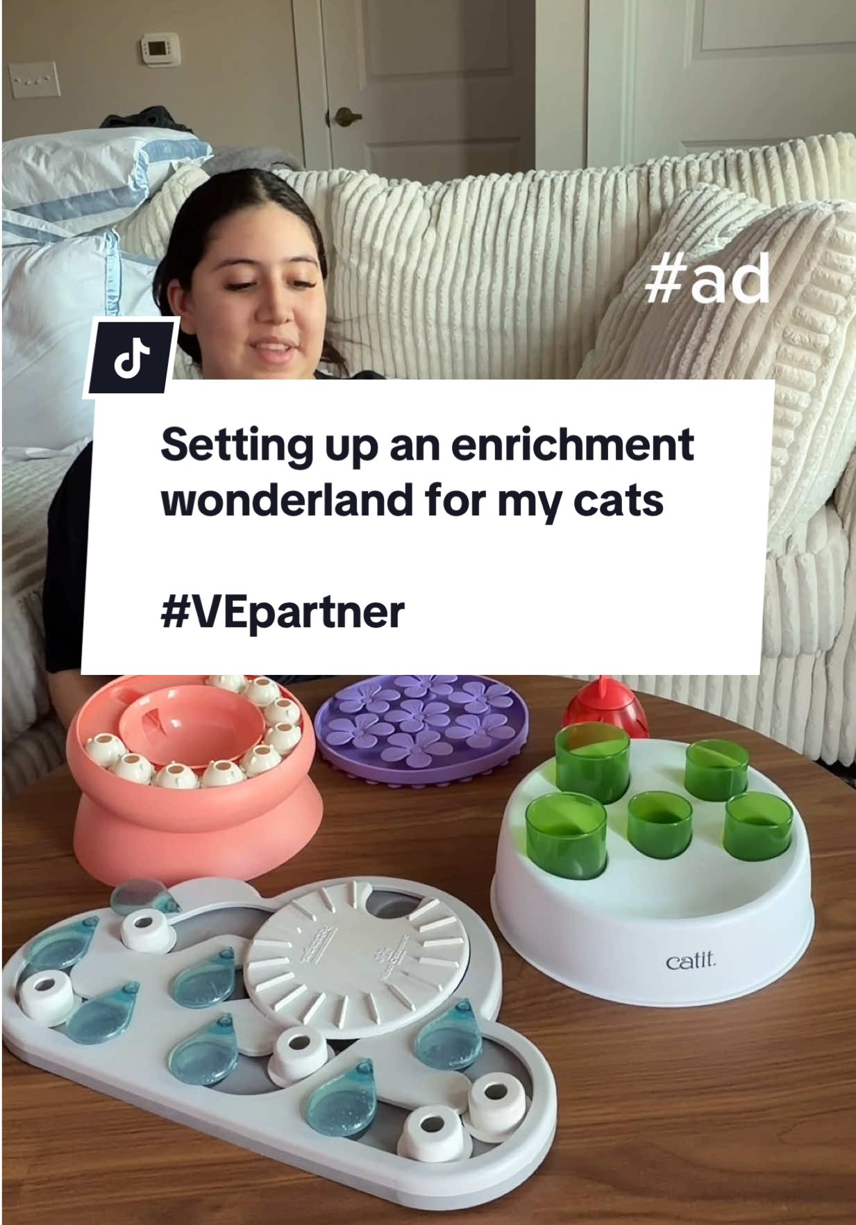 TikTok post by @lunaeattz for Vital Essentials. Caption reads: [...] so grateful to be partnering with Vital....