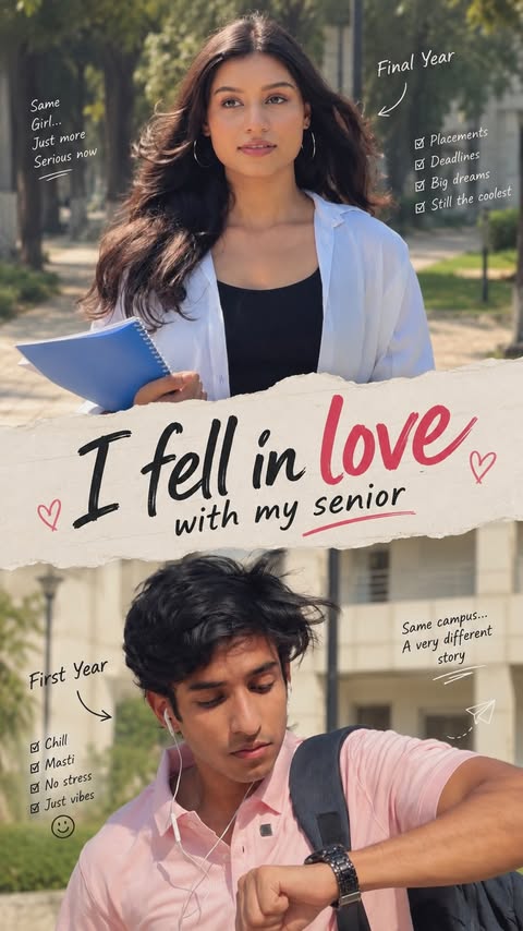 Instagram post by @ananayguptaa for Himalaya Face Care. Caption reads: First day of college, a senior crush, and suddenly....