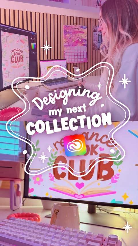 Instagram post by @coconutacha for Adobe Photoshop. Caption reads: I am SO excited to announce that I’m partnering....