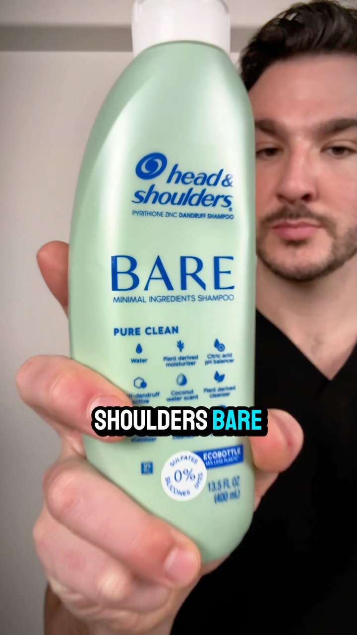 Instagram post by @drjcasale for Head&Shoulders. Caption reads: #Ad If you’re in need of gentle, yet effective....
