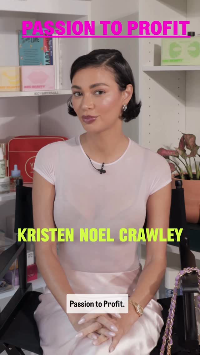 Instagram post by @kristennoelcrawley for Beautycon. Caption reads: Hear @kristennoelcrawley’s valuable lesson learned....