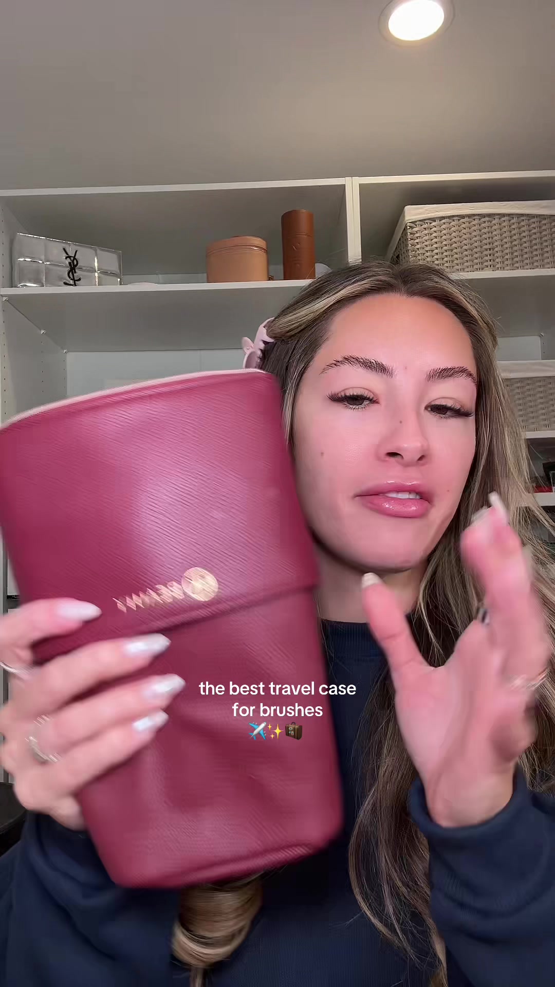 TikTok post by @itsmekelsc for BK Beauty. Caption reads: [...] so much, won’t travel any other way! @BK....