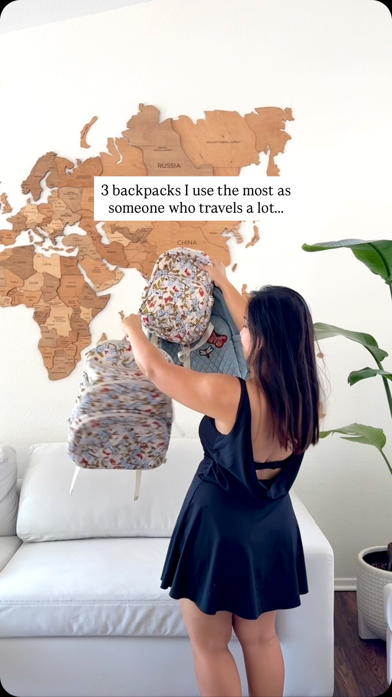 Instagram post by @vannie.beauty for Vera Bradley. Caption reads: Mentioned in the video 👇

1) Essential XL....