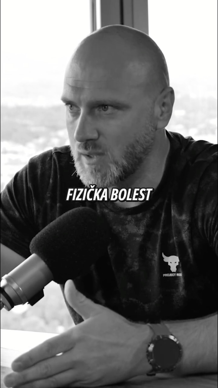Instagram post by @edin_mehmedovic_ for INTERSPORT. Caption reads: Debljina kao fizički oblik emocionalnog tereta:....
