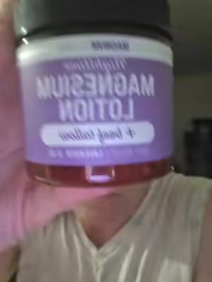 TikTok post by @kpatterson.69 for Magnum Solace. Caption reads: @Magnum Solace Magnesium im excited to sleep....