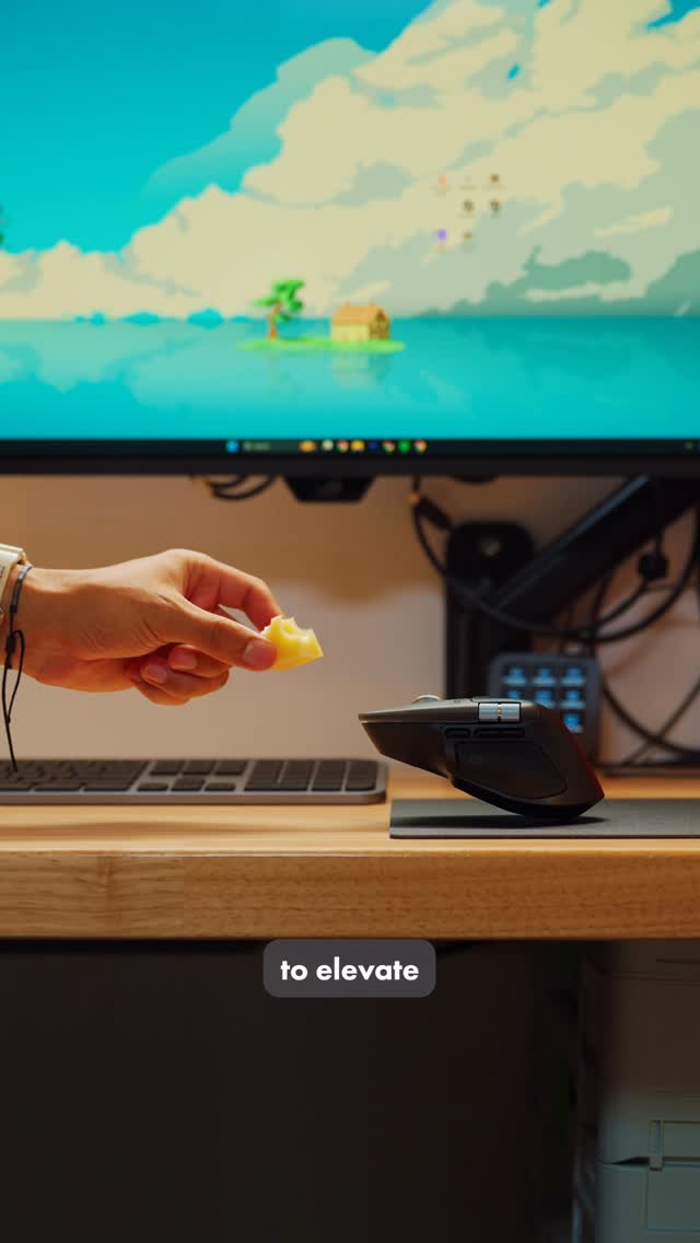 Instagram post by @coltkirwan for Logitech. Caption reads: Added the @logitech MX Master 4 to my setup and it....