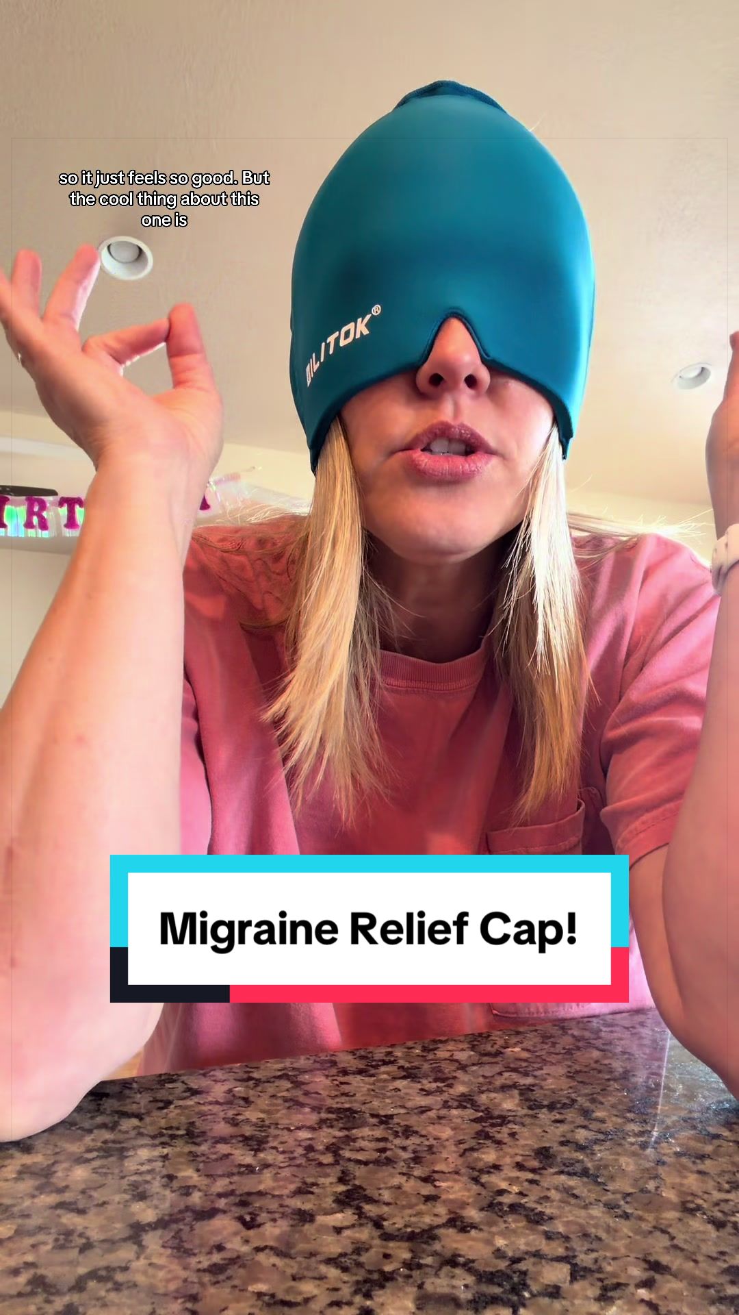 TikTok post by @camiwampus for Palimder. Caption reads: [...] changer! Feels amazing on headaches!....
