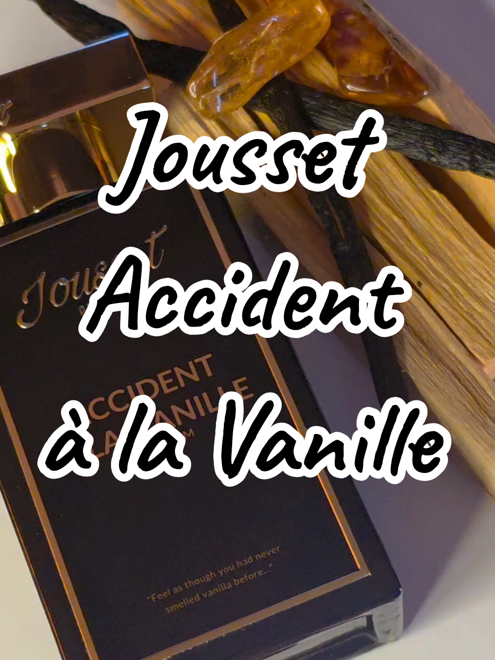 TikTok post by @thenichefox for Jousset Parfums. Caption reads: This is for you gourmand lovers if you love a rich....